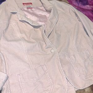 Y2K CORDUROY PINK JACKET/BLAZER!!